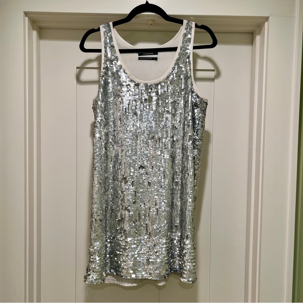 Club Monaco Sequined Dress S/P